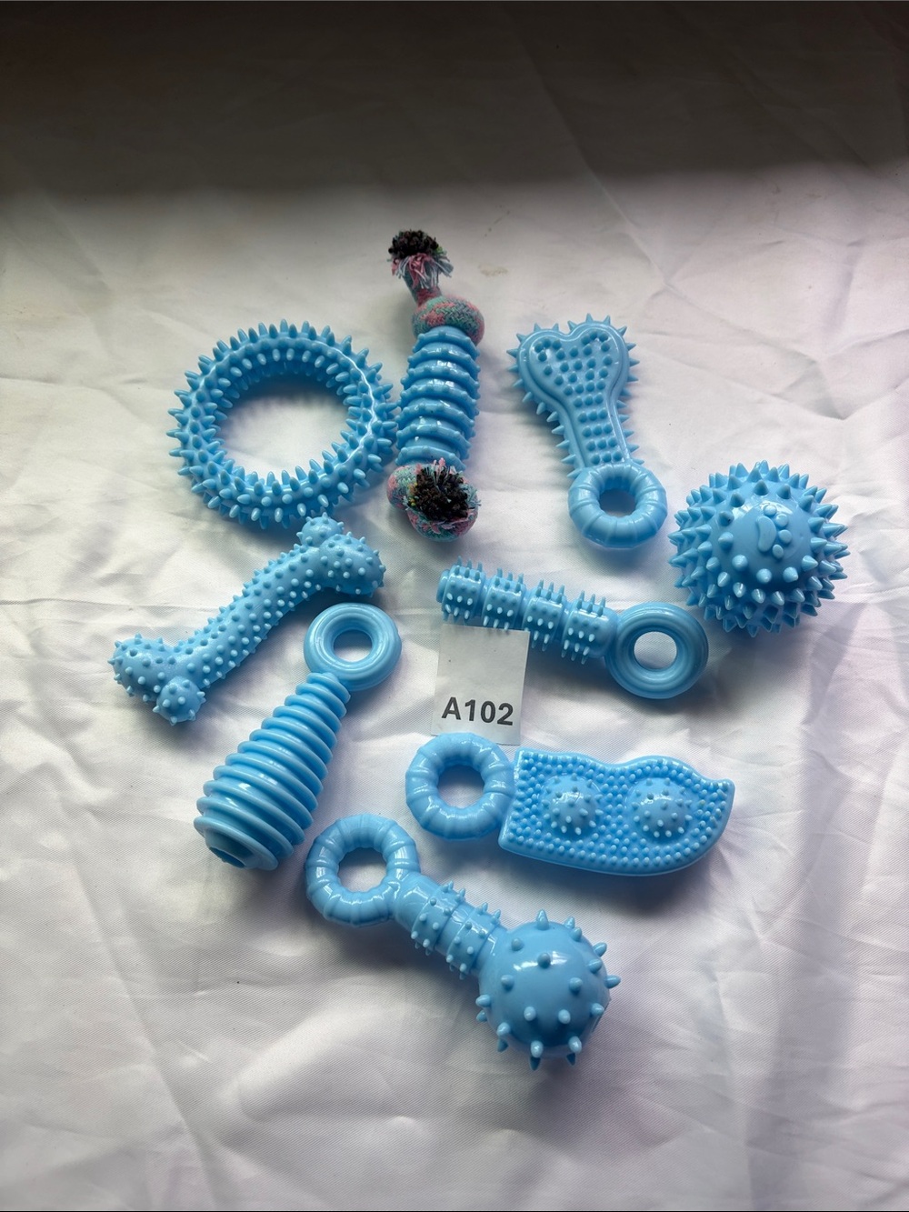 Blue Puppy Teething & Chew Toy Set - 9-Piece